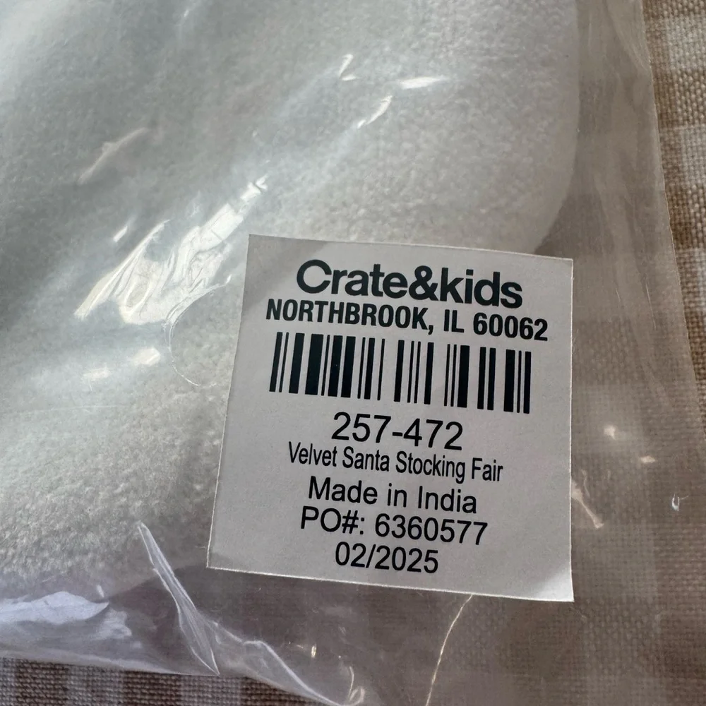 Crate&Barrel charming santa
